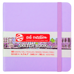 Блокнот для графики Talens Art Creation, 12x12 см, 140 г/м2, 80 листов, пастельный лиловый, Royal Talens