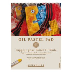 Альбом для олійної пастелі Sennelier, 360 г/м², 16х24 см, 12 аркушів