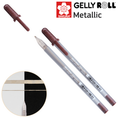 Ручка гелевая, Metallic, Сепия, Sakura