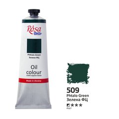 Краска масляная, Зеленая ФЦ, 100мл, ROSA Studio