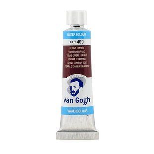 Краска акварельная Van Gogh (409), Умбра жженая, туба, 10 мл, Royal Talens