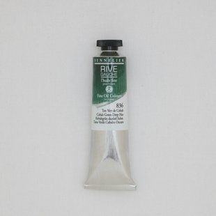 Олійна фарба Rive gauche, 40 мл, Кобальт зелений глибокий відтінок (Cobalt Green Deep Hue)