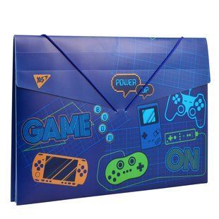 Папка на резинке YES, А4, GAME