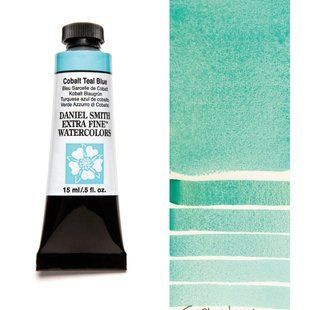 Краска акварельная Daniel Smith 15 мл Cobalt Teal Blue