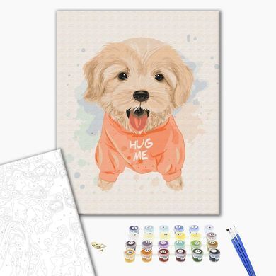 Картина за номерами Песик дружок, 40х50 см, Brushme