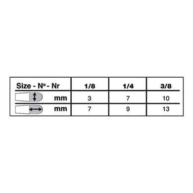 Пензель Silver Brush Crystal 6819S синтетика mop mini овальна №1/8 (3 мм)