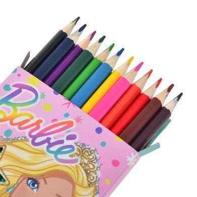 Олівці двоколірні, 12/24 кольори, Barbie