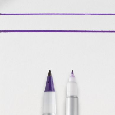 Перманентний маркер Identi Pen, двосторонній, 0,4/1 мм, Фіолетовий, Sakura