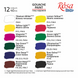 Набор гуашевых красок Modern, 12x40 мл, ROSA Studio 4823098521198 фото 2 с 6
