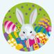 Холст на картоне с контуром, Весенний кролик, 20х20 см, хлопок, акрил, Rosa START 4823098512370 фото 1 с 2