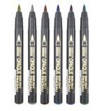 Набір маркерів Opaque Brush, металіки, 6 кольорів, Marvy