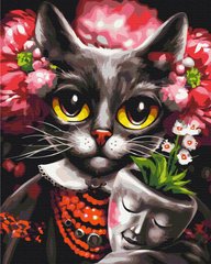 Картина за номерами Кішка Дзен ©Маріанна Пащук, 40х50 см, Brushme