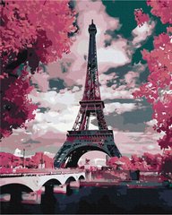 Картина по номерам Магнолии в Париже, 40х50 см, Brushme