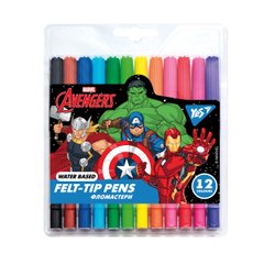 Фломастери Marvel Avengers, 12 кольорів, YES