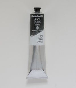 Олійна фарба Rive Gauche, 200 мл, Чорний Марс, Mars Black, Sennelier