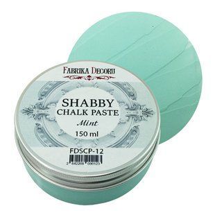 Меловая паста Shabby Chalk Paste, Мятная, 150 мл, Fabrika Decoru