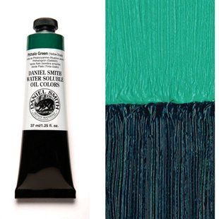 Краска масляная Daniel Smith водорастворимая 37 мл Phthalo Green (Yellow Shade)