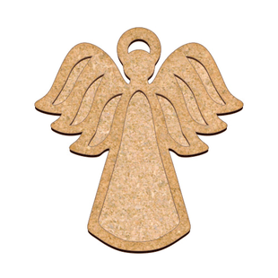 Заготовка для декорування, Ангел 1 №277, 11x12х0,3 см, МДФ, Fabrika Decoru