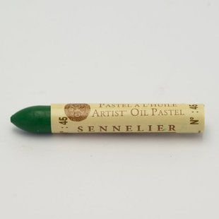 Пастель масляная Sennelier "A L'huile", Зеленый средний №45, 5 мл