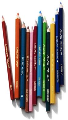Набор цветных карандашей Lakeland Colouring Wallet, 12 штук, Derwent