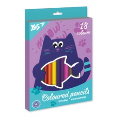 Набір кольорових олівців Kittycon, 18 кольорів, YES