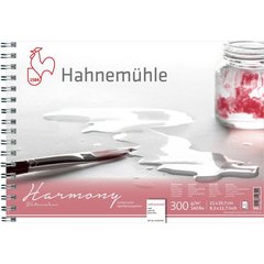 Альбом для акварели на спирали Harmony Watercolour А4, 21х29,7 см, 300 г/м², CP, 12 листов, Hahnemuhle