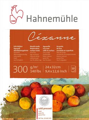 Альбом-склейка для акварелі Cezanne, 24х32 см, 300 г/м², Rough, 10 аркушів, Hahnemuhle