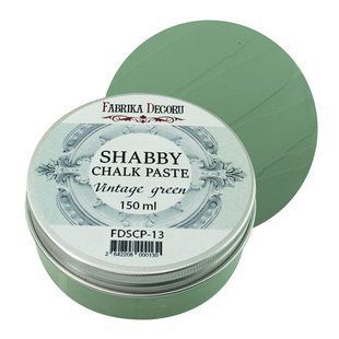Меловая паста Shabby Chalk Paste, Винтажная зелень, 150 мл, Fabrika Decoru