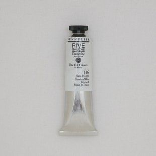 Масляная краска Rive gauche, 40 мл, титановый белый, Sennelier