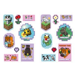 Набор наклеек 2D Yes Minecraft Spring Cute