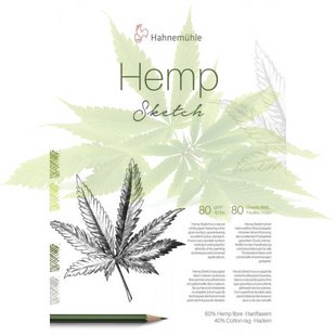 Альбом для эскизов Hemp Sketch A4, 21х29,7 см, 80 г/м&sup2;, 80 листов, Hahnemuhle