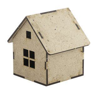 Заготовка для декорування Будиночок 6 №109, 7,5х7,5х8,5 см, МДФ, Fabrika Decoru