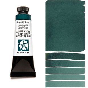 Фарба акварельна Daniel Smith 15 мл Prussian Green