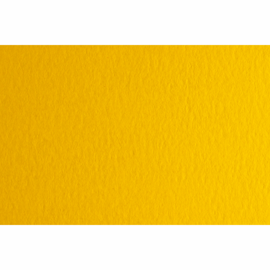Бумага для дизайна Colore B2, 50x70 см, №27 gialo, 200 г/м2, желтая, мелкое зерно, Fabriano