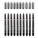 Набір лінерів PIGMA Micron Black Edition, 003-12, Чорний, 10 штук, Sakura 8712079520700 зображення 4 з 5
