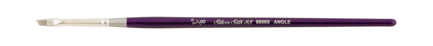 Кисть Silver Brush 8806S Silver Silk 88 синтетика скошенная №1/8