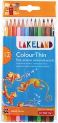 Набор цветных карандашей Lakeland Colourthin Wallet, 12 штук, Derwent