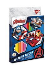 Набор цветных карандашей Marvel, 36 цветов, 18 штук, YES