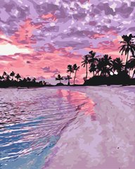 Картина по номерам Розовый закат, 40x50 см, Brushme