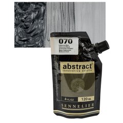 Краска акриловая Sennelier Abstract, Черный №070, 120 мл, дой-пак
