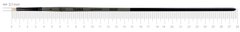 Пензель Terra 1608F, №1, cинтетика, плоский, довга ручка, Rosa