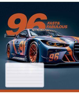 Тетрадь ученическая, 18 листов, в линию, ВД-лак, Formula club, Школярик