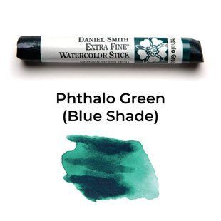 Стик акварельний Daniel Smith Phthalo Green (Blue Shade)