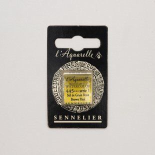 Акварельная краска Sennelier, полукювета, S1, коричнево-розовый