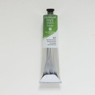 Масляная краска Rive Gauche, 200 мл, Зелёный оксид хрома, Chrome Oxide Green, Sennelier