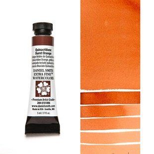 Краска акварельная Daniel Smith 5мл Quinacridone Burnt Orange