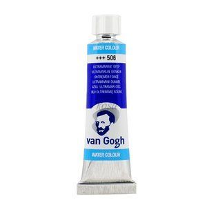 Краска акварельная Van Gogh (506), Ультрамарин насыщенный, туба, 10 мл, Royal Talens