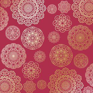 Папір з тисненням Golden Napkins, , Blackberry, 30,5x30,5 см, 200г/м&sup2;, фольгований, односторонній, аркуш, Fabrika Decoru