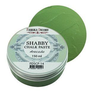 Меловая паста Shabby Chalk Paste, Авокадо, 150 мл, Fabrika Decoru