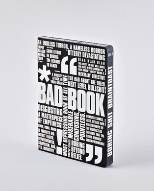 Блокнот Graphic L, Bad Book, 16,5х22 см, 120 г/м², 128 листов, Nuuna